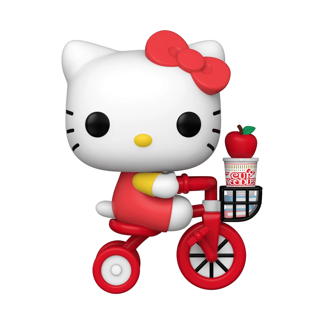 Funko Pop! Hello Kitty Riding Bike With Noodle Cup #45 3 Funko Pop! Hello Kitty Riding Bike With Noodle Cup #45