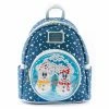 Loungefly LF Disney Mickey Minnie Snow Globe Mini Backpack