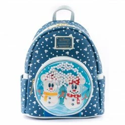 Loungefly LF Disney Mickey Minnie Snow Globe Mini Backpack