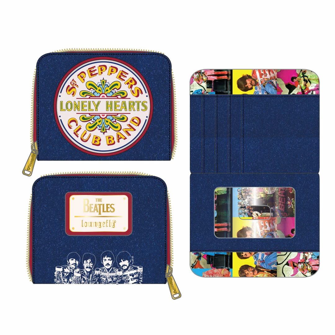Loungefly (PRE- ORDER) LF THE BEATLES SGT PEPPERS ZIPAROUND WALLET 3 Loungefly (PRE- ORDER) LF THE BEATLES SGT PEPPERS ZIPAROUND WALLET
