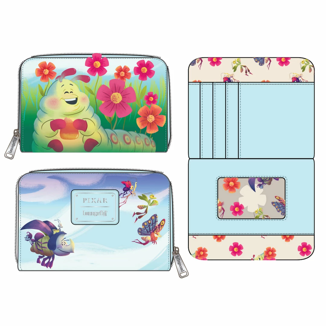 Loungefly (PRE- ORDER) LF PIXAR A BUGS LIFE EARTH DAY ZIPAROUND WALLET 3 Loungefly (PRE- ORDER) LF PIXAR A BUGS LIFE EARTH DAY ZIPAROUND WALLET