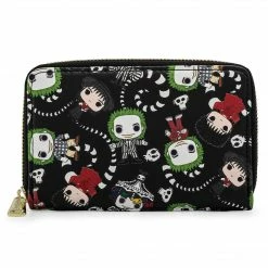 Loungefly Pop By LF Beetlejuice AOP Ziparound Wallet