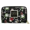 Loungefly Pop By LF Beetlejuice AOP Ziparound Wallet