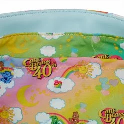 Loungefly LF CARE BEARS AOP RAINBOW HANDLE CROSSBODY