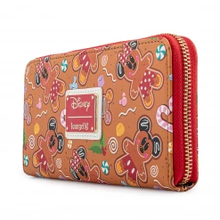 Loungefly LF Disney Gingerbread AOP Ziparound Wallet