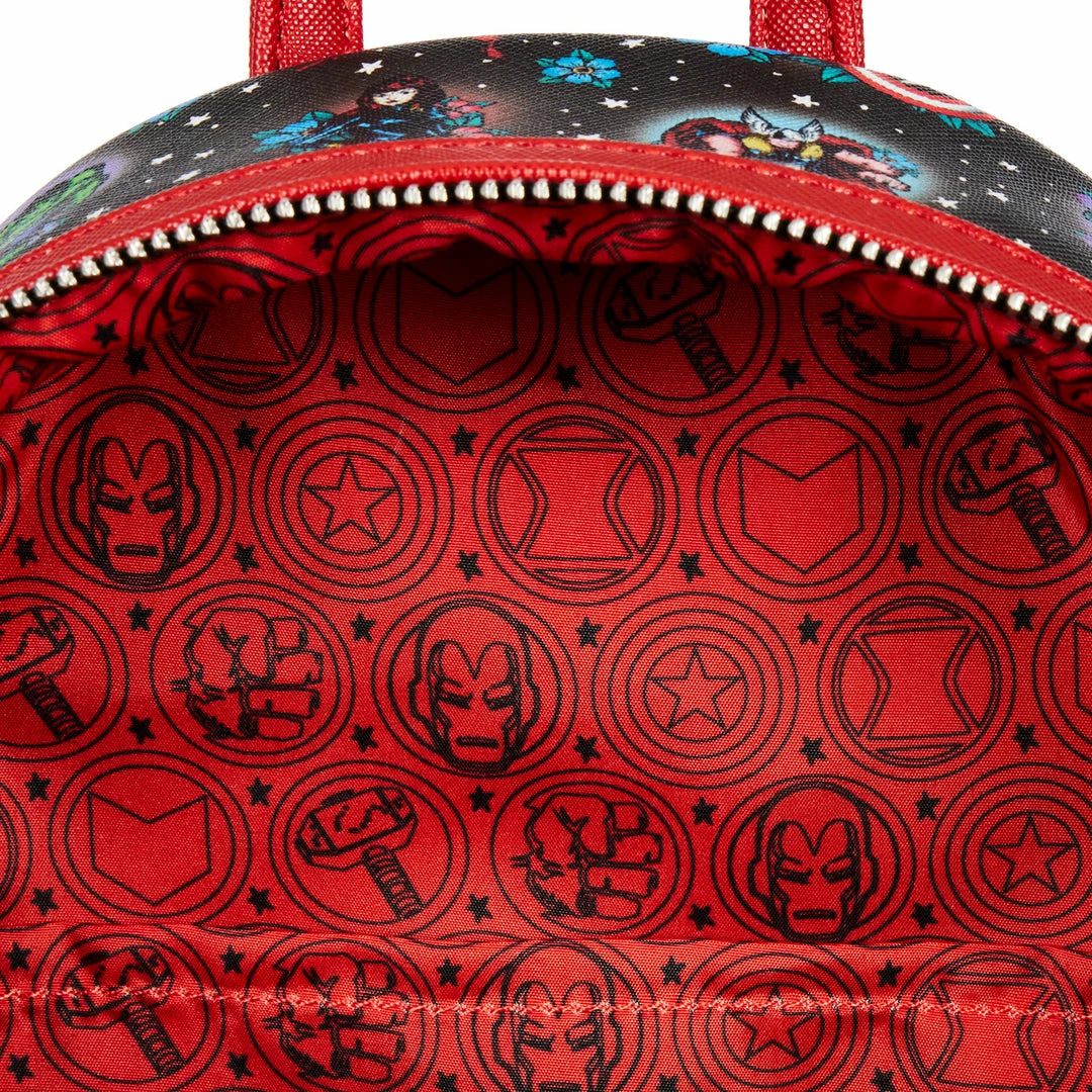Loungefly (PRE- ORDER) LF MARVEL AVENGERS TATTOO MINI BACKPACK 8 Loungefly (PRE- ORDER) LF MARVEL AVENGERS TATTOO MINI BACKPACK