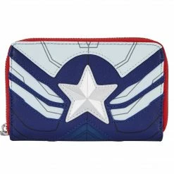 Loungefly LF MARVEL FALCON CAPTAIN AMERICA COSPLAY ZIPAROUND WALLET