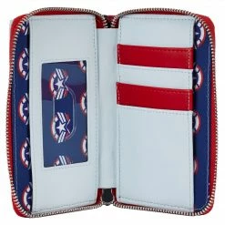 Loungefly LF MARVEL FALCON CAPTAIN AMERICA COSPLAY ZIPAROUND WALLET