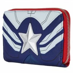 Loungefly LF MARVEL FALCON CAPTAIN AMERICA COSPLAY ZIPAROUND WALLET