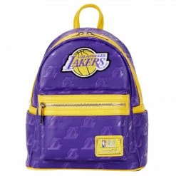 Loungefly (PRE- ORDER) LF NBA LA LAKERS DEBOSSED LOGO MINI BACKPACK