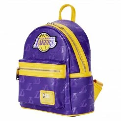 Loungefly (PRE- ORDER) LF NBA LA LAKERS DEBOSSED LOGO MINI BACKPACK
