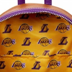 Loungefly (PRE- ORDER) LF NBA LA LAKERS BASKETBALL MINI BACKPACK 11 Loungefly (PRE- ORDER) LF NBA LA LAKERS BASKETBALL MINI BACKPACK