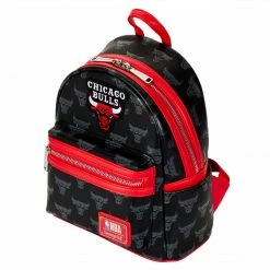 Loungefly (PRE- ORDER) LF NBA CHICAGO BULLS DEBOSSED LOGO MINI BACKPACK
