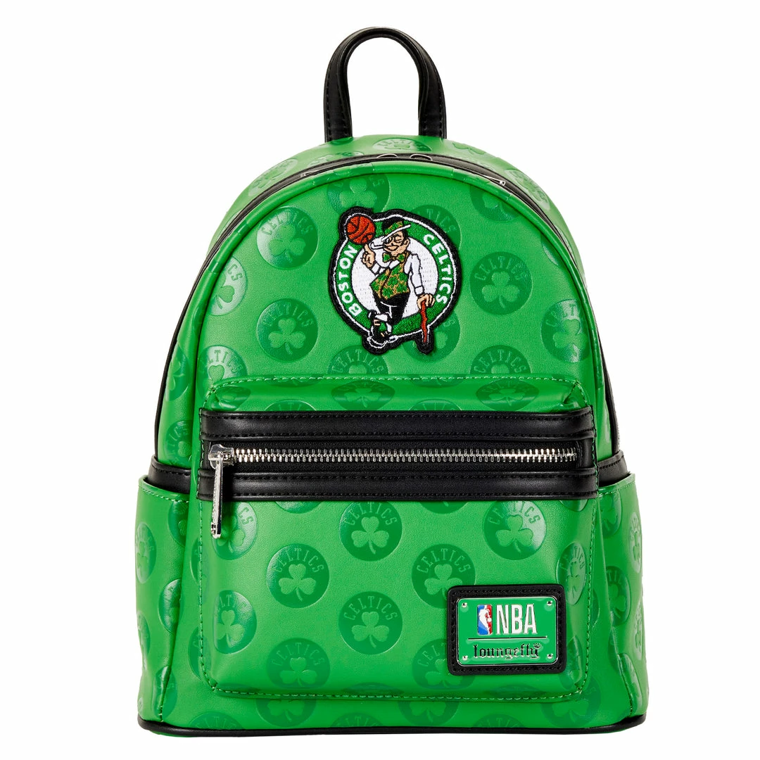 Loungefly (PRE- ORDER) LF NBA BOSTON CELTICS DEBOSSED LOGO MINI BACKPACK 3 Loungefly (PRE- ORDER) LF NBA BOSTON CELTICS DEBOSSED LOGO MINI BACKPACK