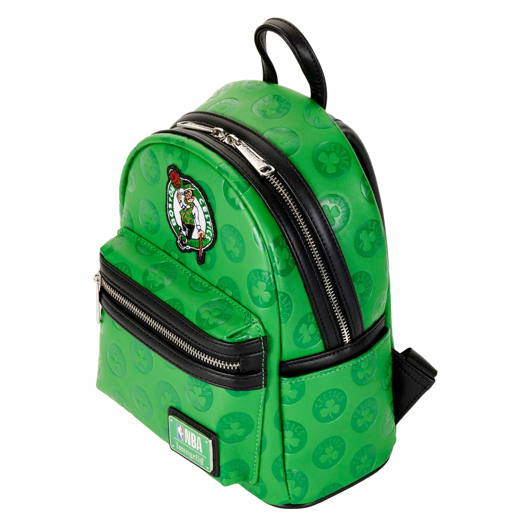 Loungefly (PRE- ORDER) LF NBA BOSTON CELTICS DEBOSSED LOGO MINI BACKPACK 4 Loungefly (PRE- ORDER) LF NBA BOSTON CELTICS DEBOSSED LOGO MINI BACKPACK