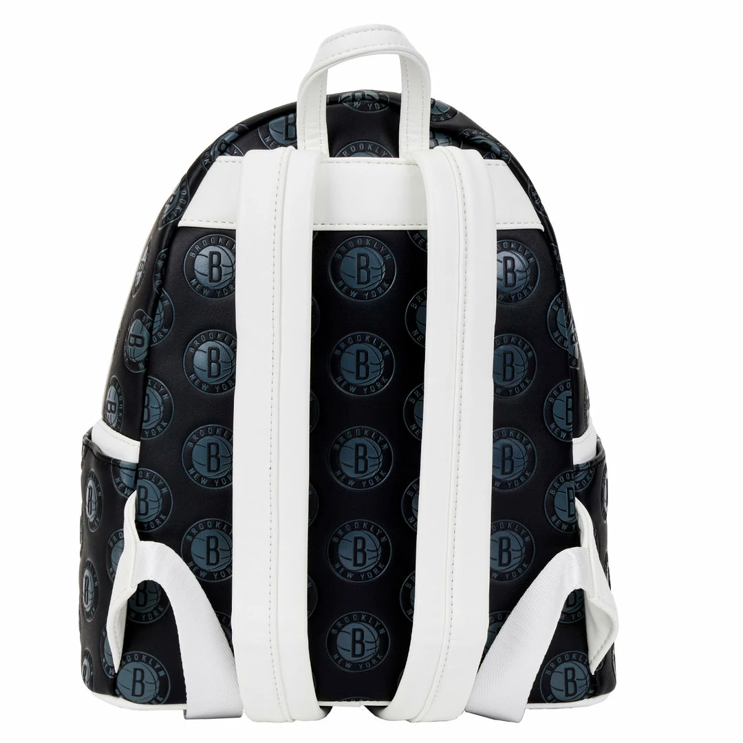 Loungefly (PRE- ORDER) LF NBA BROOKLYN NETS DEBOSSED LOGO MINI BACKPACK 6 Loungefly (PRE- ORDER) LF NBA BROOKLYN NETS DEBOSSED LOGO MINI BACKPACK