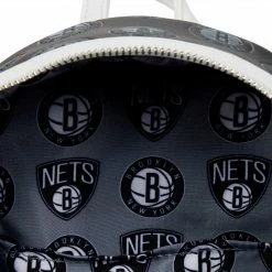Loungefly (PRE- ORDER) LF NBA BROOKLYN NETS DEBOSSED LOGO MINI BACKPACK 13 Loungefly (PRE- ORDER) LF NBA BROOKLYN NETS DEBOSSED LOGO MINI BACKPACK