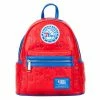 Loungefly (PRE- ORDER) LF NBA PHILLY 76ERS DEBOSSED LOGO MINI BACKPACK