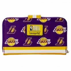 Loungefly (PRE- ORDER) LF NBA LA LAKERS LOGO SNAP WALLET