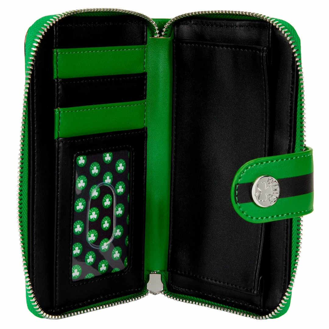 Loungefly (PRE- ORDER) LF NBA BOSTON CELTICS LOGO WALLET 6 Loungefly (PRE- ORDER) LF NBA BOSTON CELTICS LOGO WALLET