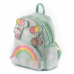 Loungefly LF Pusheen X Hello Kitty Balloons And Rainbow Mini Backpack