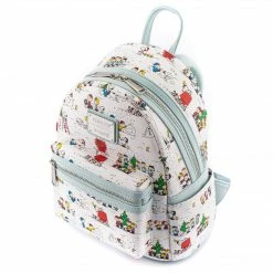 Loungefly LF Peanuts Happy Holidays AOP Mini Backpack