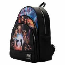 Loungefly (PRE- ORDER) LF STAR WARS TRILOGY 2 TRIPLE POCKET MINI BACKPACK