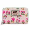 Loungefly LF Star Wars Mandalorian Grogu Valentines Ziparound Wallet
