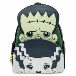Loungefly LF Universal Monsters Frankie And Bride Cosplay Backpack