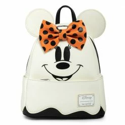 Loungefly LF Disney Ghost Minnie Glow-In-The-Dark Cosplay Mini Backpack