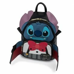 Loungefly LF Disney Vampire Stitch Bowtie Mini Backpack
