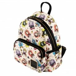 Loungefly LF Disney Villains Tattoo AOP Mini Backpack