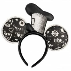 Loungefly Disney Steamboat Willie Applique Hat Headband