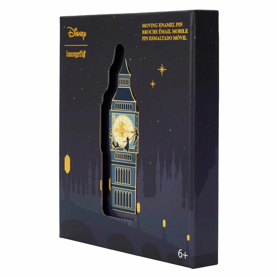 Loungefly (PRE-ORDER) LF DISNEY PETER PAN CLOCK 3” COLLECTOR BOX PIN 4 Loungefly (PRE-ORDER) LF DISNEY PETER PAN CLOCK 3” COLLECTOR BOX PIN