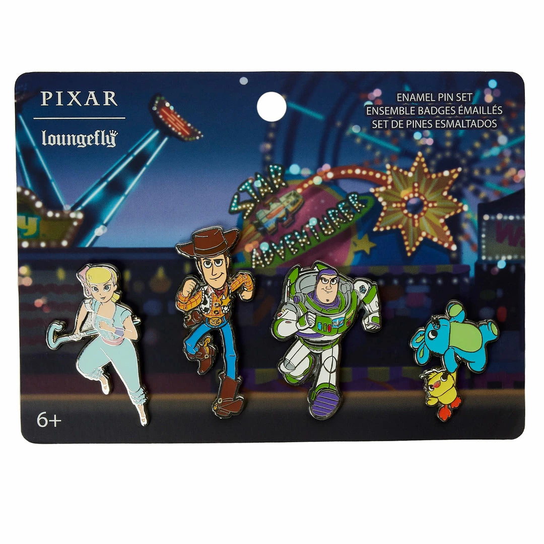 Loungefly (PRE- ORDER) LF PIXAR TOY STORY AMUSEMENT PARK 4 PC PIN SET 3 Loungefly (PRE- ORDER) LF PIXAR TOY STORY AMUSEMENT PARK 4 PC PIN SET