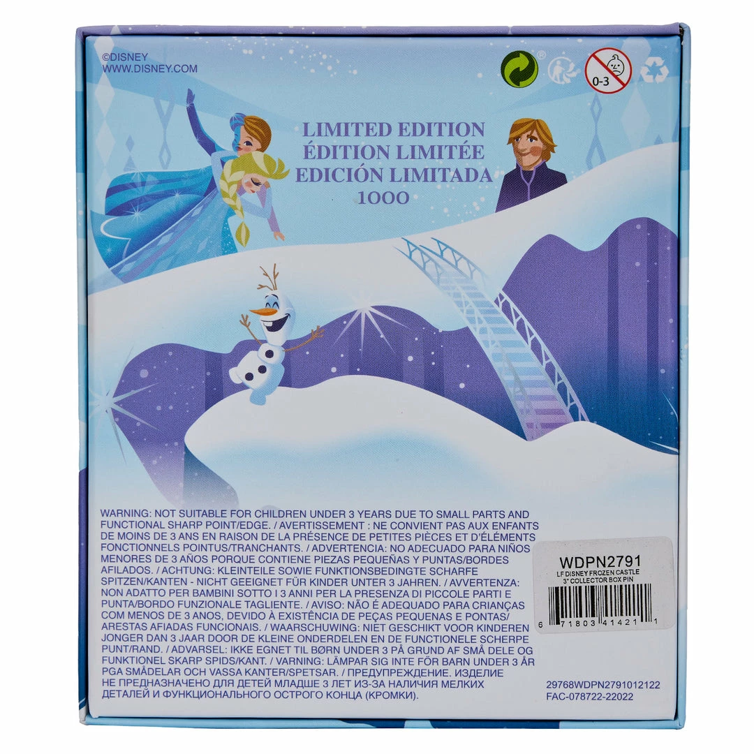 Loungefly (PRE- ORDER) LF DISNEY FROZEN CASTLE 3" COLLECTOR BOX PIN 8 Loungefly (PRE- ORDER) LF DISNEY FROZEN CASTLE 3" COLLECTOR BOX PIN