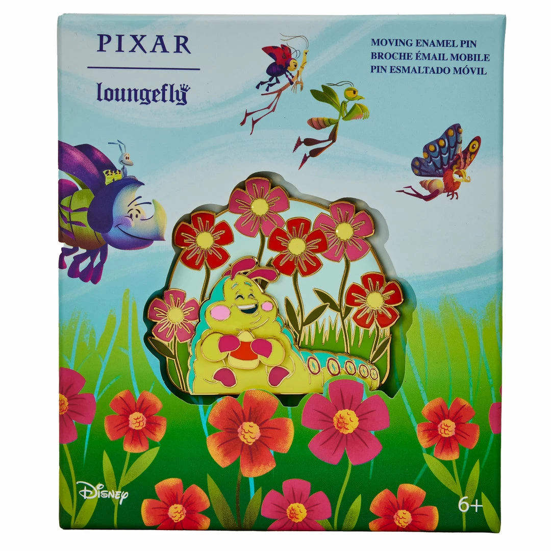 Loungefly (PRE- ORDER) LF PIXAR BUGS LIVE HEIMLICH FLOWERS 3" COLLECTOR BOX PIN 3 Loungefly (PRE- ORDER) LF PIXAR BUGS LIVE HEIMLICH FLOWERS 3" COLLECTOR BOX PIN