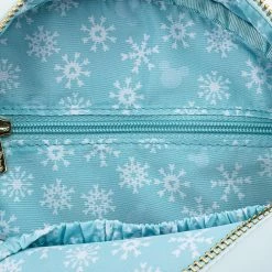 Loungefly LF Disney Snowman Mickey Minnie Snow Globe Crossbody