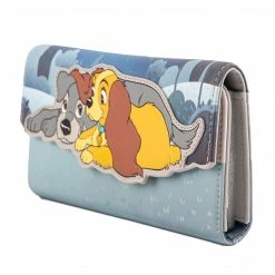 Loungefly LF Lady And The Tramp Wet Cement Flap Wallet