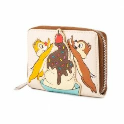 Loungefly LF Chip And Dale Cherry On Top Ziparound Wallet