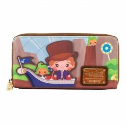 Loungefly LF WB Charlie And The Chocolate Factory 50th Anniversary Ziparound Wallet
