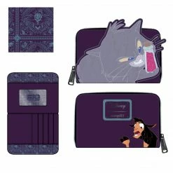 Loungefly LF DISNEY YZMA KITTY ZIPROUND WALLET