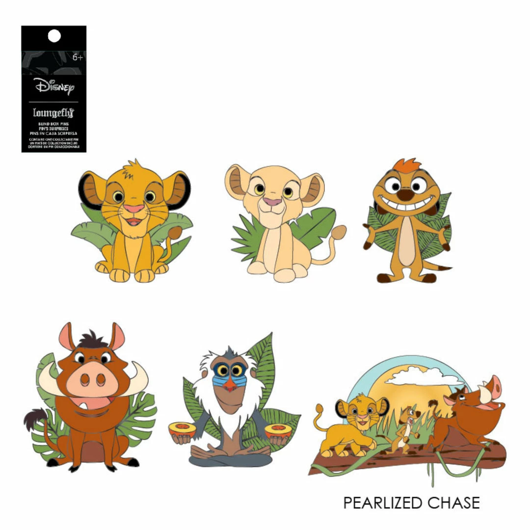 Loungefly (PRE-ORDER) LF DISNEY LION KING JUNGLE ANIMALS BLIND BOX PIN 3 Loungefly (PRE-ORDER) LF DISNEY LION KING JUNGLE ANIMALS BLIND BOX PIN