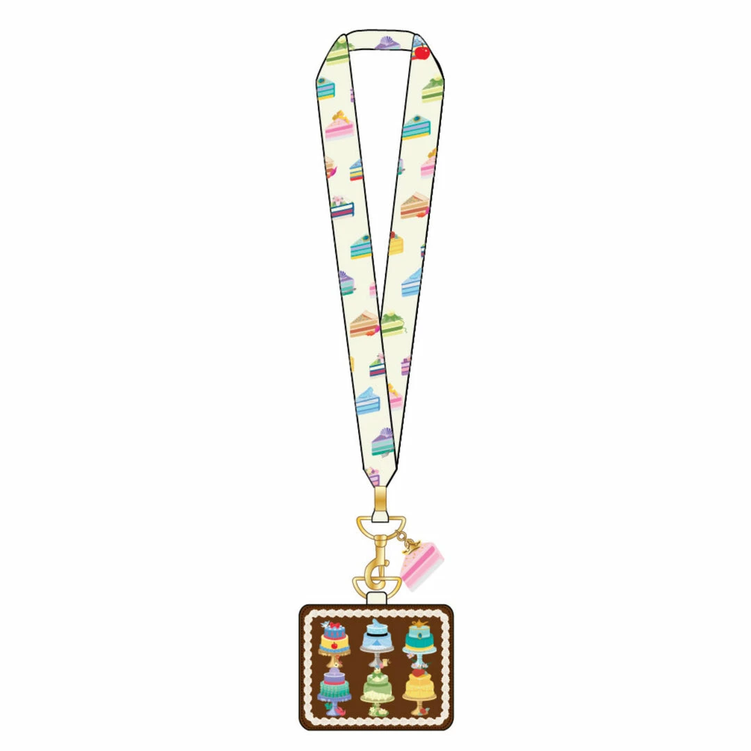 Loungefly (PRE-ORDER) LF DISNEY PRINCESS SWEETS LANYARD WITH CARDHOLDER 3 Loungefly (PRE-ORDER) LF DISNEY PRINCESS SWEETS LANYARD WITH CARDHOLDER