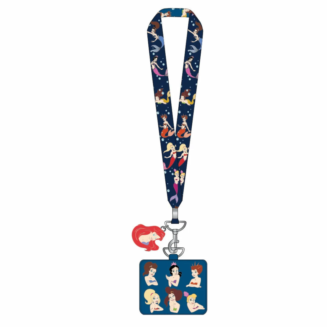 Loungefly (PRE-ORDER) LF DISNEY THE LITTLE MERMAID SISTERS LANYARD WITH CARDHOLDER 3 Loungefly (PRE-ORDER) LF DISNEY THE LITTLE MERMAID SISTERS LANYARD WITH CARDHOLDER