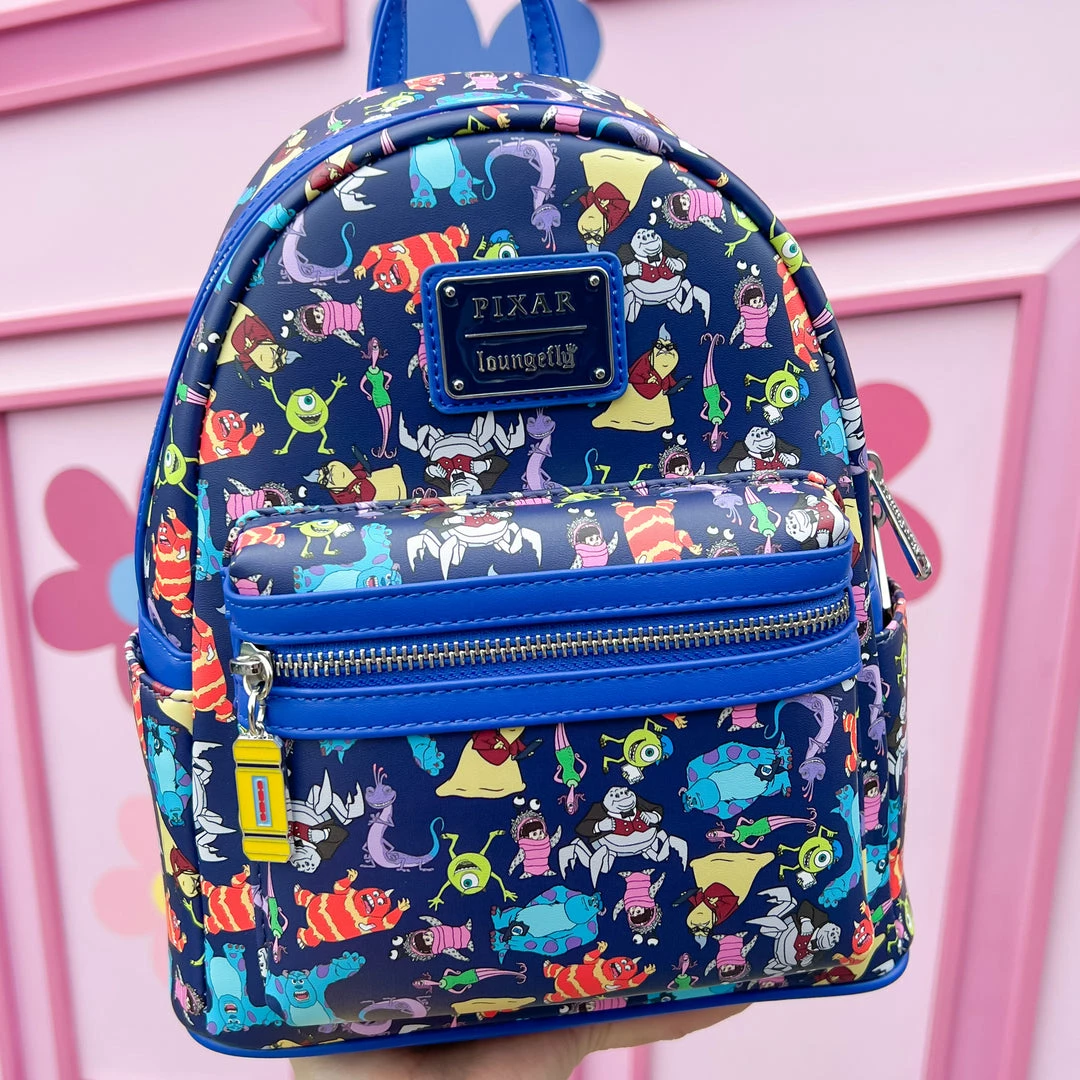 (PRE-ORDER) COLLECTION LOUNGE EXCLUSIVE LOUNGEFLY MONSTERS INC AOP MINI BACKPACK 7 (PRE-ORDER) COLLECTION LOUNGE EXCLUSIVE LOUNGEFLY MONSTERS INC AOP MINI BACKPACK