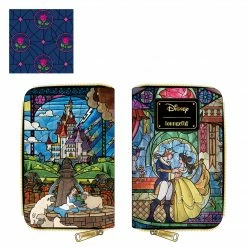 Loungefly LF Disney Princess Castle Series Belle Ziparound Wallet