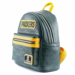 Loungefly LF NFL Greenbay Packers Logo AOP Mini Backpack