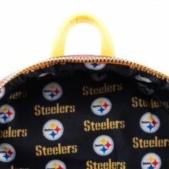 Loungefly LF NFL Pittsburg Steelers Pigskin Logo Mini Backpack