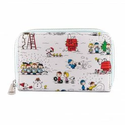 Loungefly LF Peanuts Happy Holidays AOP Ziparound Wallet
